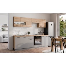 Augšējais stūra skapītis PK10/PF05, Ozols cremona/Ozols artisan